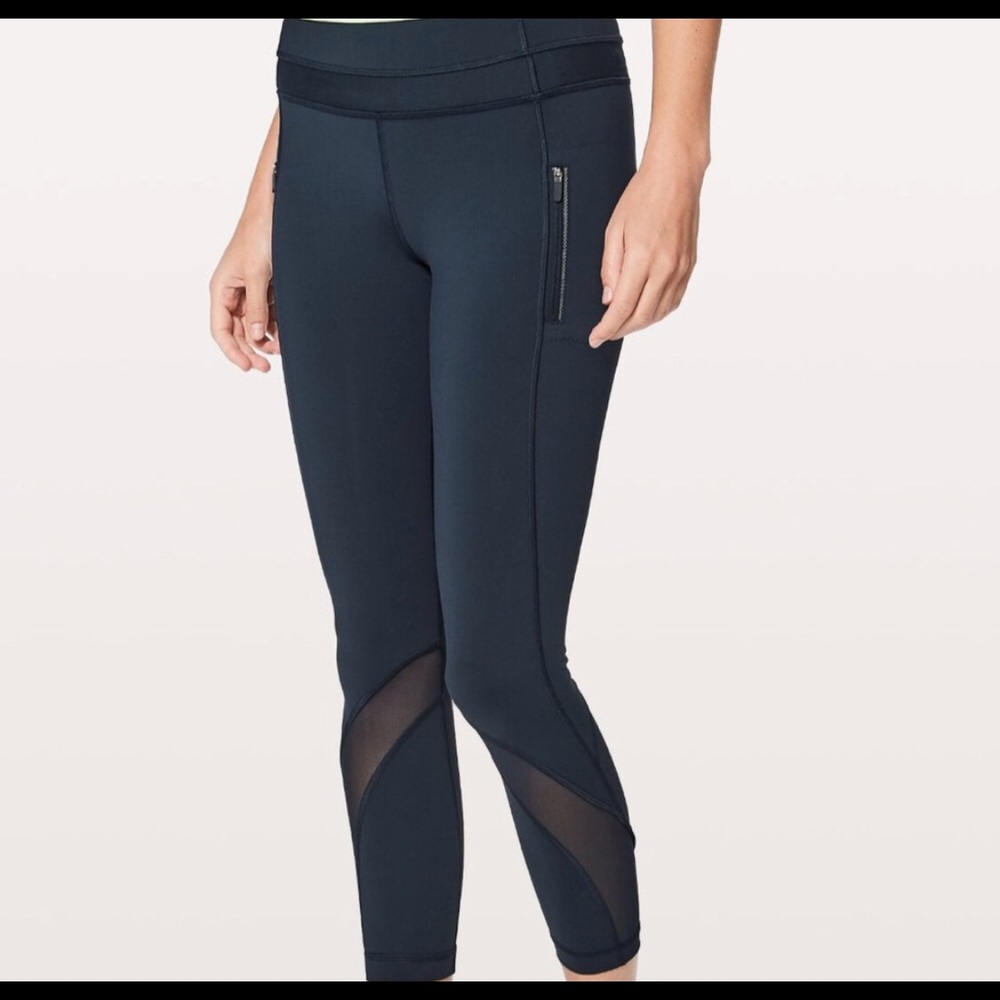 Navy size 8 Lululemon leggings